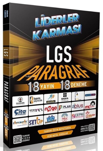 Liderler Karması 8. Sınıf LGS Paragraf 18 Yayın 18 Deneme Video Çözümlü (18x18)