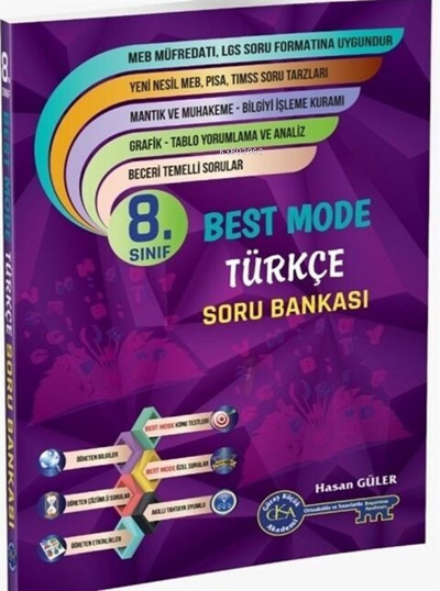  Gür Yayınları 8Sınıf Türkçe Soru Bankası | Gür Yayınları 8Sınıf Türkçe Soru Bankası | Hasan Güler | Gür Yayınları | 9786057528735 
