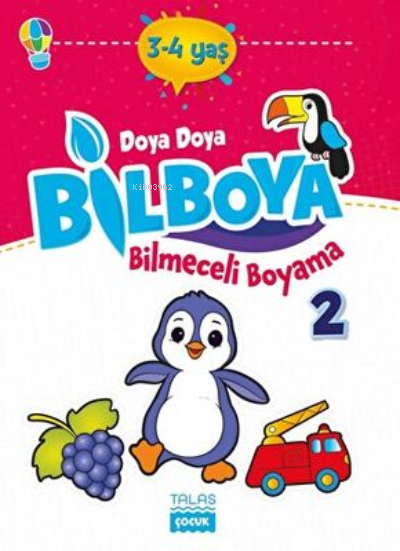  Doya Doya Bil Boya Bilmeceli Boyama 2 34 Yaş | Kolektif | Talas Yayınları | 9786254004490 | 