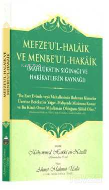 Mefzeul Halaik Ve Menbeul Hakaik Arapça