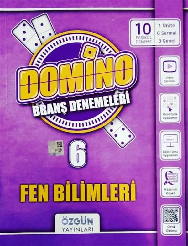  6 Sınıf Fen Bilimler Domino Branş Denemeleri | 6 Sınıf Fen Bilimler Domino Branş Denemeleri | Kolektif | Özgün Yayıncılık | 9786057678355 