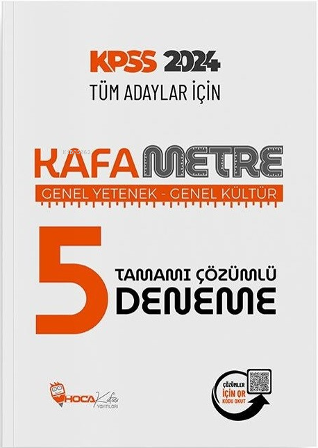 KPSS Genel Yetenek Genel Kültür KAFAMETRE 5 Deneme QR Çözümlü