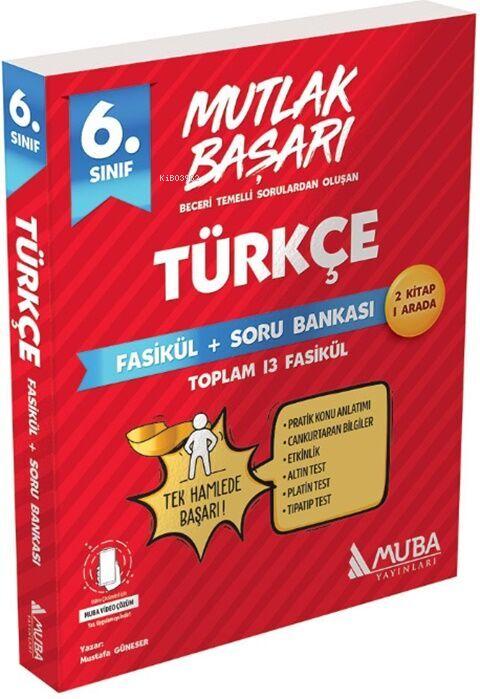 Muba Yayınları 6. Sınıf Türkçe Fasikül ve Soru Bankası