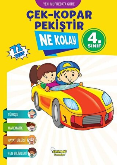 Ne Kolay 4.Sınıf Çek - Kopar - Pekiştir (71 Test)