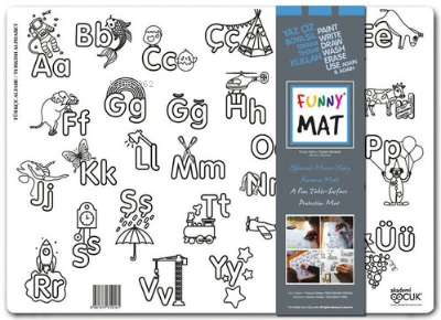  Akademi Çocuk Funny Mat Türkçe Alfabe | Akademi Çocuk Funny Mat Türkçe Alfabe | Kolektif | Akademi Çocuk (Hazırlık) | 8681379310161 