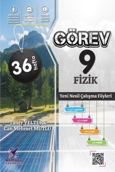  Armada Yayınları 9 Sınıf Görev Fizik Yeni Nesil Çalışma Föyleri | Armada Yayınları 9 Sınıf Görev Fizik Yeni Nesil Çalışma Föyleri | Taner Yeltürk | Can Mehmet Mutlu | Armada Yayınları (Sınav) | 9786057332059 