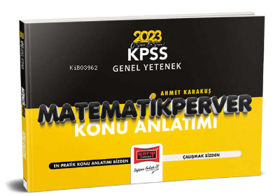  2023 KPSS Genel Yetenek Matematikperver Konu Anlatımı | 2023 KPSS Genel Yetenek Matematikperver Konu Anlatımı | Ahmet Karakuş | Yargı Yayınevi | 9786254214547 