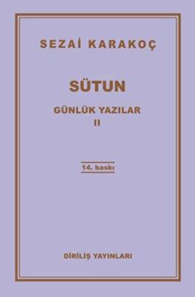 Sütun Günlük Yazılar Iı