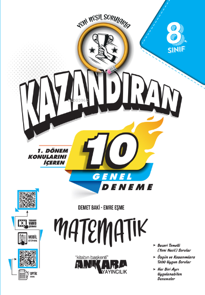 LGS 1. Dönem Konularını İçeren 10 Matematik Denemesi