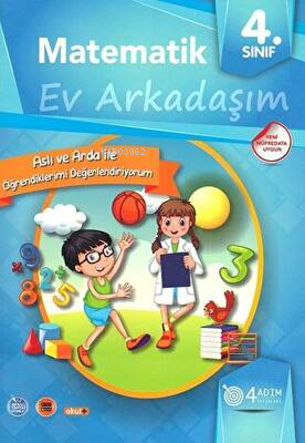  4 Sınıf Matematik Ev Arkadaşım/4 Adım | 4 Sınıf Matematik Ev Arkadaşım/4 Adım | Özge Akbal Üstün | 4 Adım Yayınları | 9786052570012 