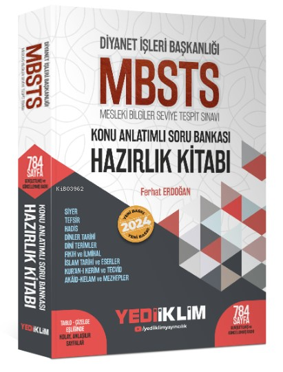 Diyanet İşleri Başkanlığı MBSTS Konu Anlatımlı Soru Bankası Hazırlık Kitabı