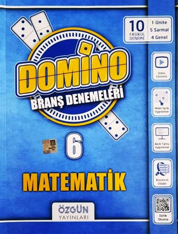  6 Sınıf Matematik Domino Branş Denemeleri | 6 Sınıf Matematik Domino Branş Denemeleri | Kolektif | Özgün Yayıncılık | 9786057678331 
