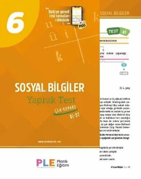 PLE - 6.Sınıf - Sosyal Bilgiler - Yaprak Test (1-32)