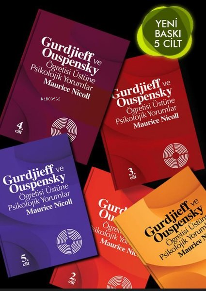  Gurdjieff ve Ouspenskynin Öğretisi Üstüne Psikolojik Yorumlar Seti 5 Kitap Takım | Gurdjieff ve Ouspenskynin Öğretisi Üstüne Psikolojik Yorumlar Seti 5 Kitap Takım | Maurice Nicoll | Ruh ve Madde Yayınları | 9786058187177 
