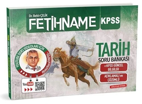 KPSS Hakimlik Kaymakamlık FETİHNAME Tarih Soru Bankası Çözümlü | Bekir Çelik | İndeks Akademi Yayıncılık | 9786056710773 | 