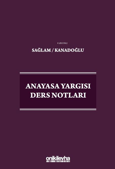 Anayasa Yargısı Ders Notları