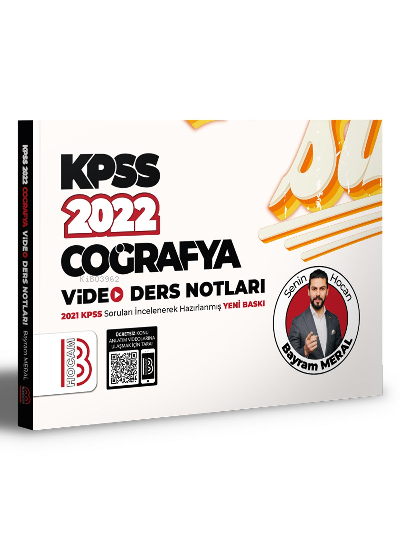  2022 KPSS Coğrafya Video Ders Notları | 2022 KPSS Coğrafya Video Ders Notları | Bayram Meral | Benim Hocam Yayınları | 9786052779453 
