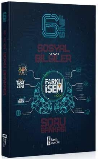  2022 Farklı İsem 6 Sınıf Sosyal Bil Soru Bankası | 2022 Farklı İsem 6 Sınıf Sosyal Bil Soru Bankası | Kolektif | İsem Yayıncılık (Hazırlık) | 9786052864029 