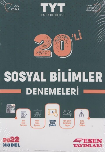 Esen Tyt 20' Li Sosyal Bilimler Denemeleri