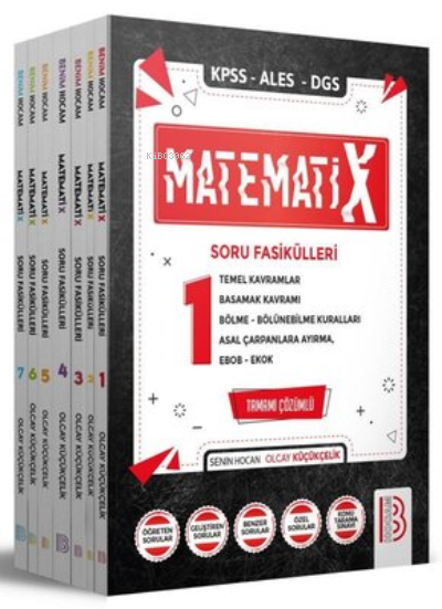  2022 KPSS ALES DGS MatematiX Soru Fasikülleri Seti | 2022 KPSS ALES DGS MatematiX Soru Fasikülleri Seti | Olcay Küçükçelik | Benim Hocam Yayınları | 8786052772306 