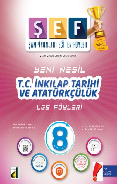 Damla Yeni Nesil T.C. İnkılap Tarihi ve Atatürkçülük Lgs Föyleri 8.Sınıf ! Yeni !