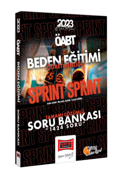 2023 KPSS ÖABT Sprint Beden Eğitimi Öğretmenliği Tamamı Çözümlü Soru Bankası (1424 Soru) | Mustafa Alkan | Yargı Yayınevi | 9786254215247 | 