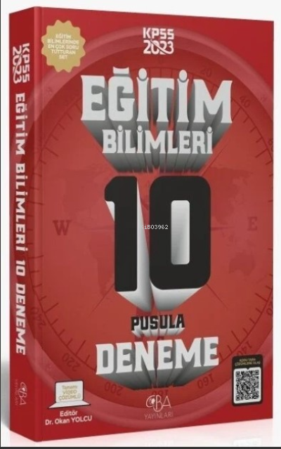 CBA 2023 KPSS Eğitim Bilimleri 10 Deneme Video Çözümlü