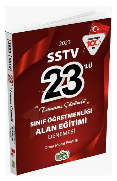  2023 ÖABT Sınıf Öğretmenliği Alan Eğitimi 23 Deneme Çözümlü | Ömer Murat Pamuk | Sınıfçının Sesi TV | 9786250087190 | 