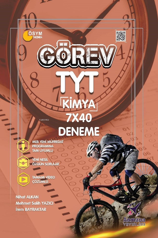 Armada Görev Tyt Kimya 7x40 Deneme Kitabı | Nihat Alkan | Mehmet Salih Yazıcı | İrem Bayraktar | Armada Yayınları (Sınav) | 9786258266504 | 
