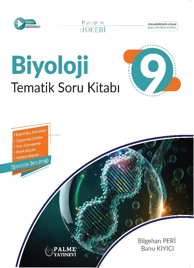 Palme Yayınevi 9.Sınıf Biyoloji Tematik Soru Kitabı