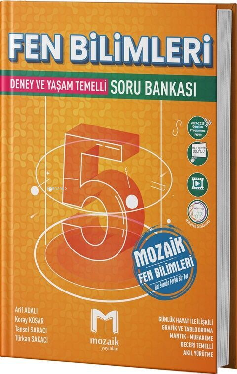 Mozaik Yayınları 5. Sınıf Fen Bilimleri Soru Bankası