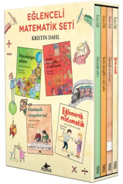  Eğlenceli Matematik Kutulu Özel Set (4 Kitap) | Eğlenceli Matematik Kutulu Özel Set (4 Kitap) | Kristin Dahl | Murat Özsoy | Pegasus Yayıncılık | 9786254100765 