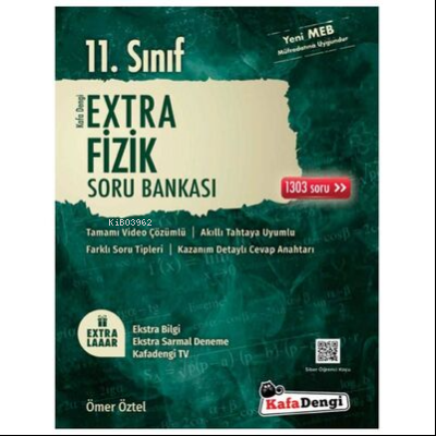 KafaDengi 11.Sınıf Extra Fizik Soru Bankası (Tümü Video Çözümlü)