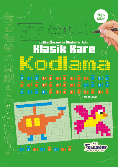 Klasik Kare Kodlama Yeşil Kitap