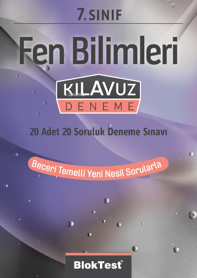  7Sınıf Bloktest Fen Bilimleri Kılavuz Deneme | Kolektif | Bloktest Yayınları | 9786052197721 | 