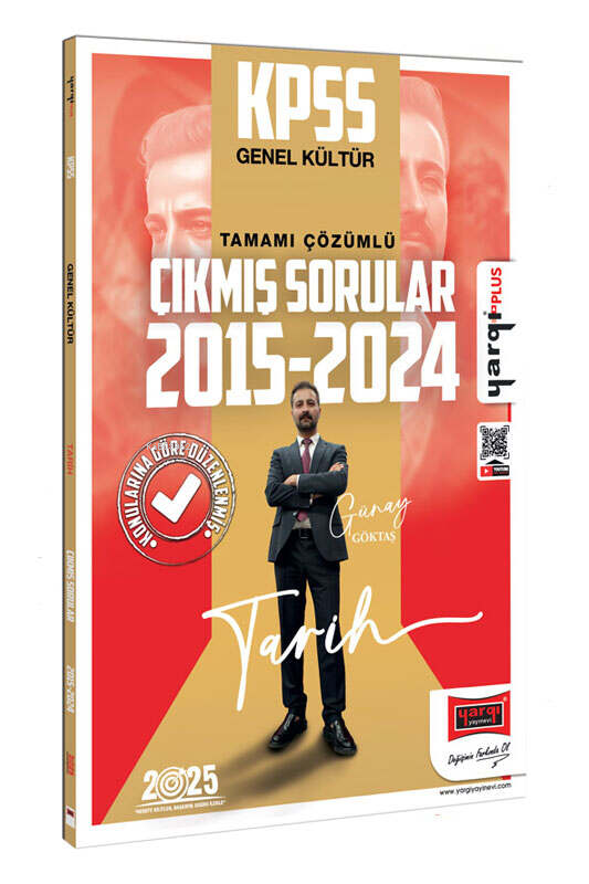 Yargı 2025 KPSS Genel Kültür 2015-2024 Tarih Konularına Göre Düzenlenmiş Tamamı Çözümlü Çıkmış Sorular