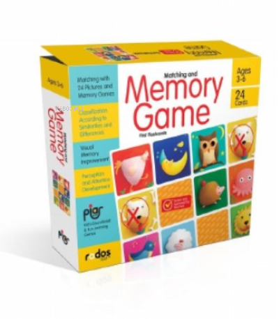 Matching and Memory Game - First Flashcards - Ages 3-6