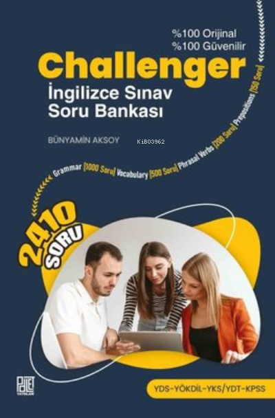  Challenger İngilizce Sınav Soru Bankası | Bünyamin Aksoy | Palet Yayınları | 9786258414066 | 