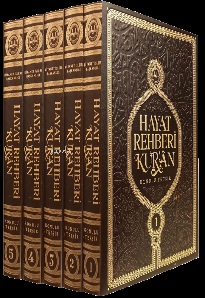  Hayat Rehberi Kuran Konulu Tefsir 5 Cilt (Orta Boy) | Kolektif | Diyanet İşleri Başkanlığı | 9786254351273 