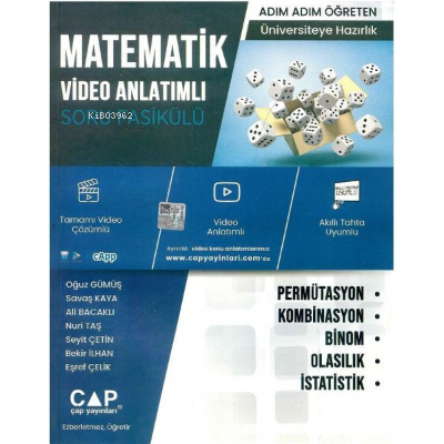  Üniv Haz Matematik Ka Sb PerKomBinOla 2022 | Kolektif | Çap Yayınları (Bayilik) | 9786257732901 | 