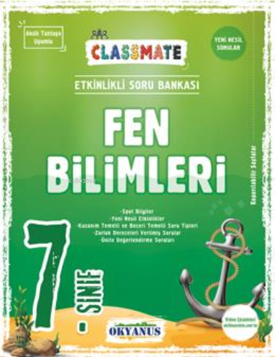 7. Sınıf Classmate Fen Bilimleri Soru Bankası
