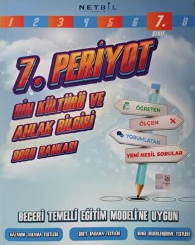  7 Sınıf Din Kültürü Ve Ahlak Bilgisi Periyot Soru Bankası | Kolektif | Netbil Yayıncılık | 9786257542982 | 