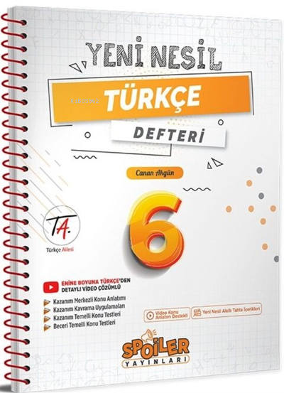 6.Sınıf Yenı Nesıl Turkce Defterı