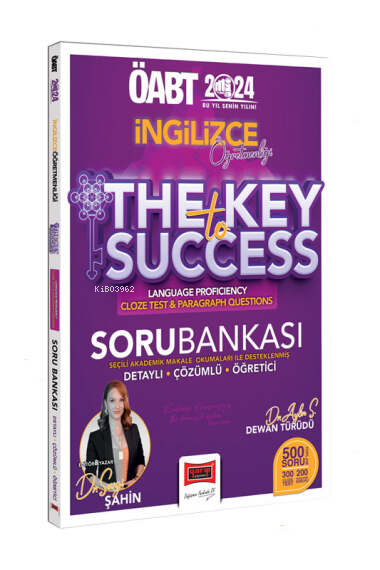 Yargı 2024 ÖABT İngilizce Öğretmenliği The Key To Cloze Test And Paragraph Questions Tamamı Detaylı Çözümlü Soru Bankası