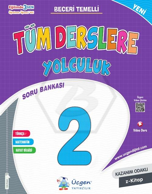 Üçgen Yayıncılık2. Sınıf Tüm Derslere Yolculuk Soru Bankası -