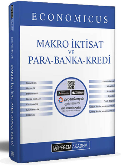  2022 KPSS A Grubu Economicus Makro İktisat ve Para Banka Kredi Konu Anlatımı | 2022 KPSS A Grubu Economicus Makro İktisat ve Para Banka Kredi Konu Anlatımı | Dilek Erdoğan Kurumlu | Pegem Akademi Yayıncılık (Sınavlara Hazırlık) | 9780202100074 