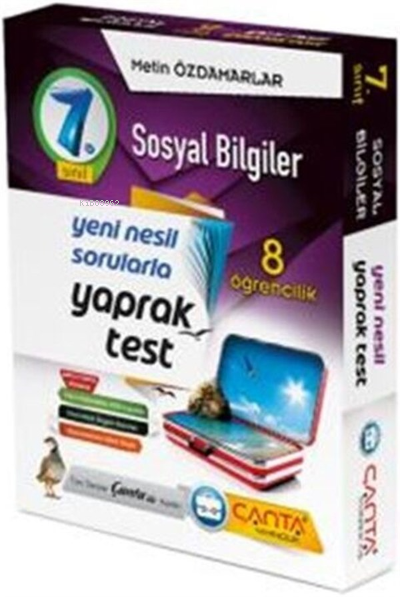  Çanta 7Sınıf Kutu Yaprak Test Sosyal Bilgiler | Çanta 7Sınıf Kutu Yaprak Test Sosyal Bilgiler | Metin Özdamarlar | Çanta Yayınları | 9786057821713 