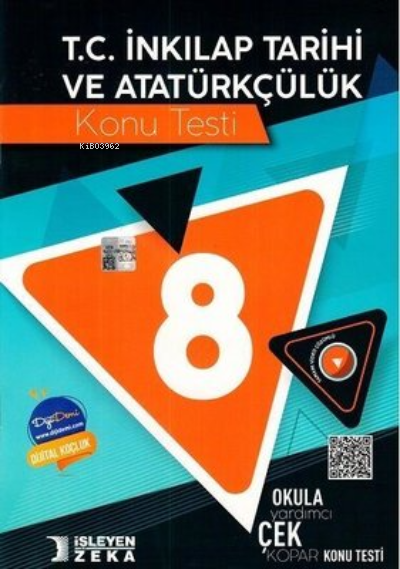 8Sınıf Çek Kopart YTest İnkılap Tarihi 2020 | 8Sınıf Çek Kopart YTest İnkılap Tarihi 2020 | Kolektif | İşleyen Zeka Yayınları | 9786052502396 