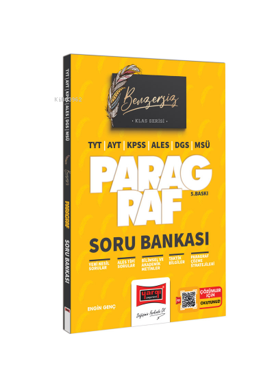  2023 Tyt Ayt Kpss Ales Dgs Msü Klass Serisi Benzersiz Paragraf Soru Bankası | 2023 Tyt Ayt Kpss Ales Dgs Msü Klass Serisi Benzersiz Paragraf Soru Bankası | Engin Genç | Yargı Yayınevi | 9786254212321 