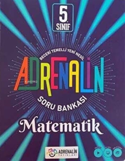  Adrenalin Yayınları 5Sınıf Matematik SrBank | Kolektif | Adrenalin Yayınları | 9786057181305 | 